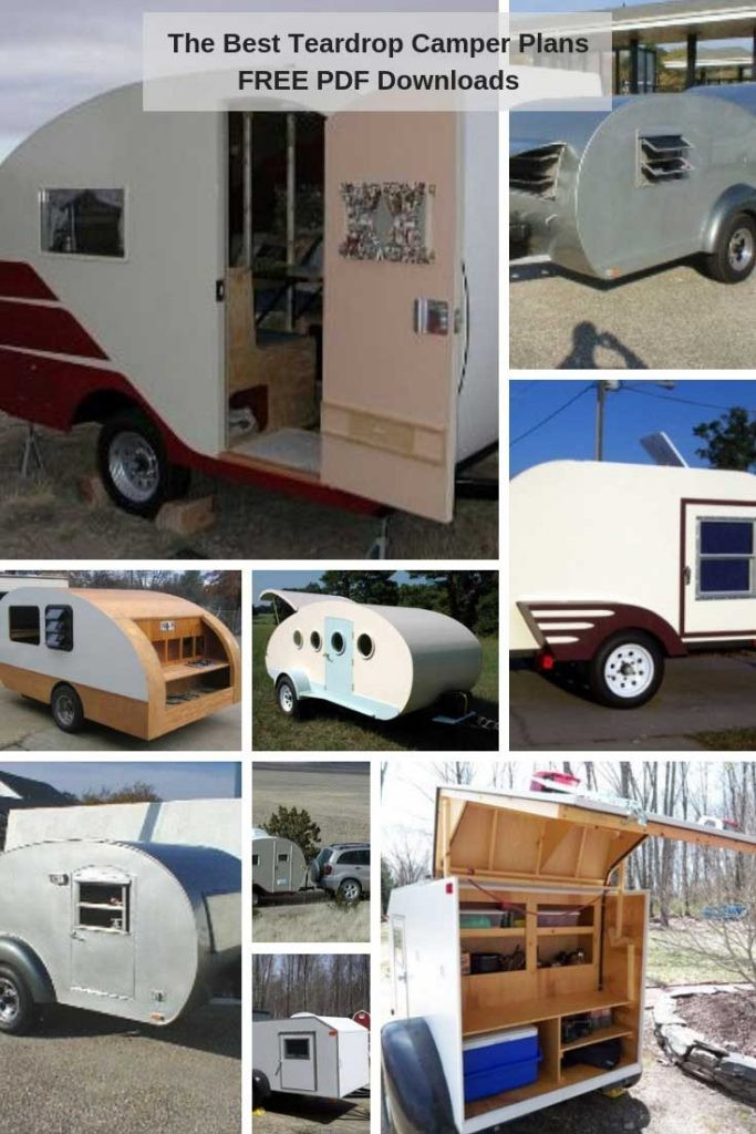 DIY Camper Trailer Plans Free
 Teardrop Camper Plans – 11 Free DIY Trailer Designs PDF