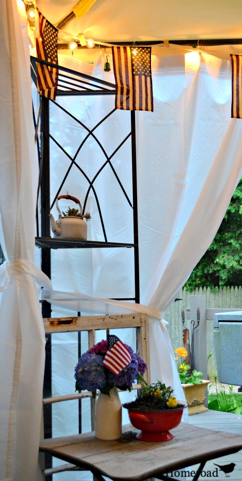 DIY Canopy Outdoor
 DIY Outdoor Canopy Curtains