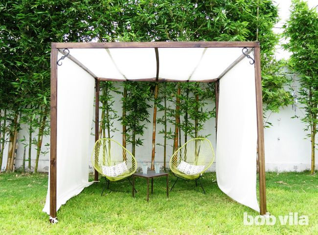 DIY Canopy Outdoor
 DIY Outdoor Privacy Screen and Shade Tutorial