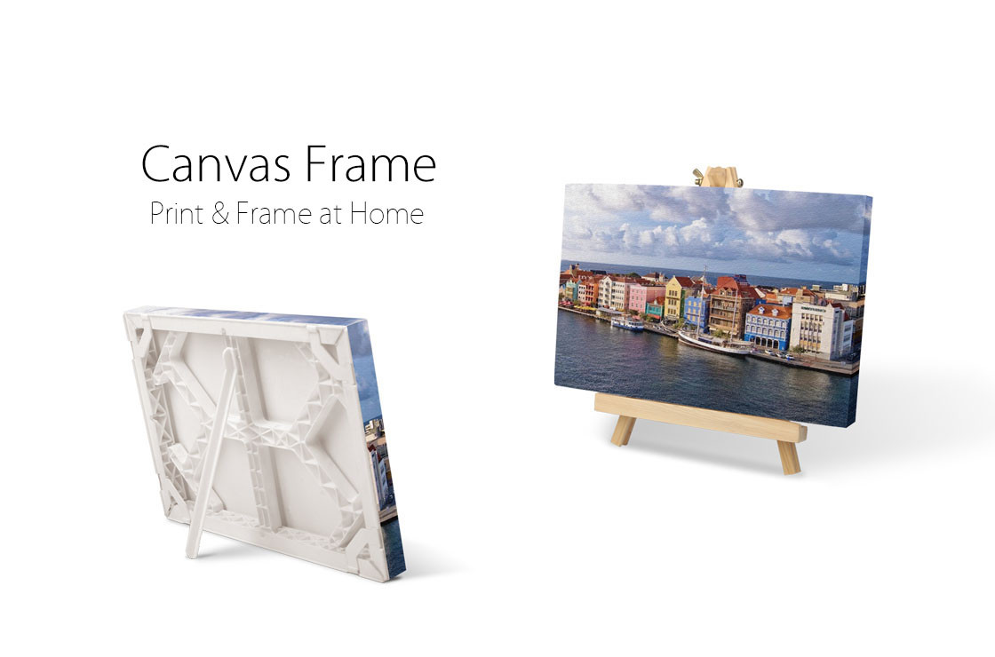 DIY Canvas Frame Kit
 Inkjet Canvas Frame Kit 8 5" x 11" DIY Print and frame