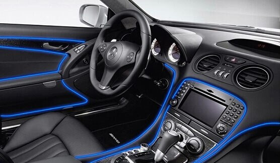 DIY Car Interior Decor
 Aliexpress Buy 5M DIY Car Moulding Strips With 12V