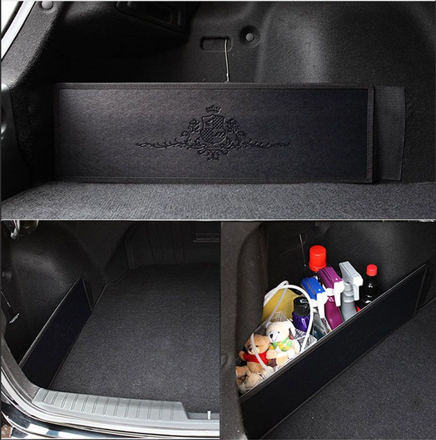DIY Car Trunk Organizer
 Car Trunk Side Organizer Storage Backseat Slim Side Pocket