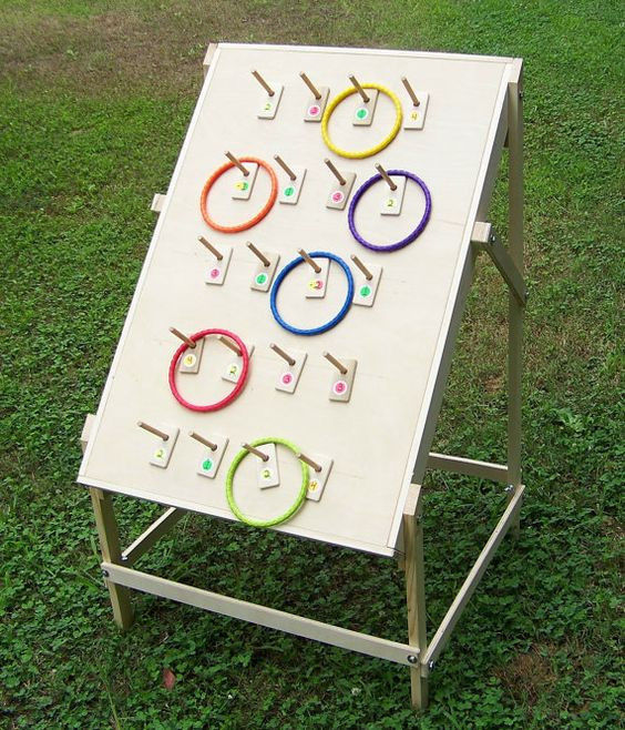 DIY Carnival Games For Adults
 Ring Toss Game fun for adults and children alike Indoor