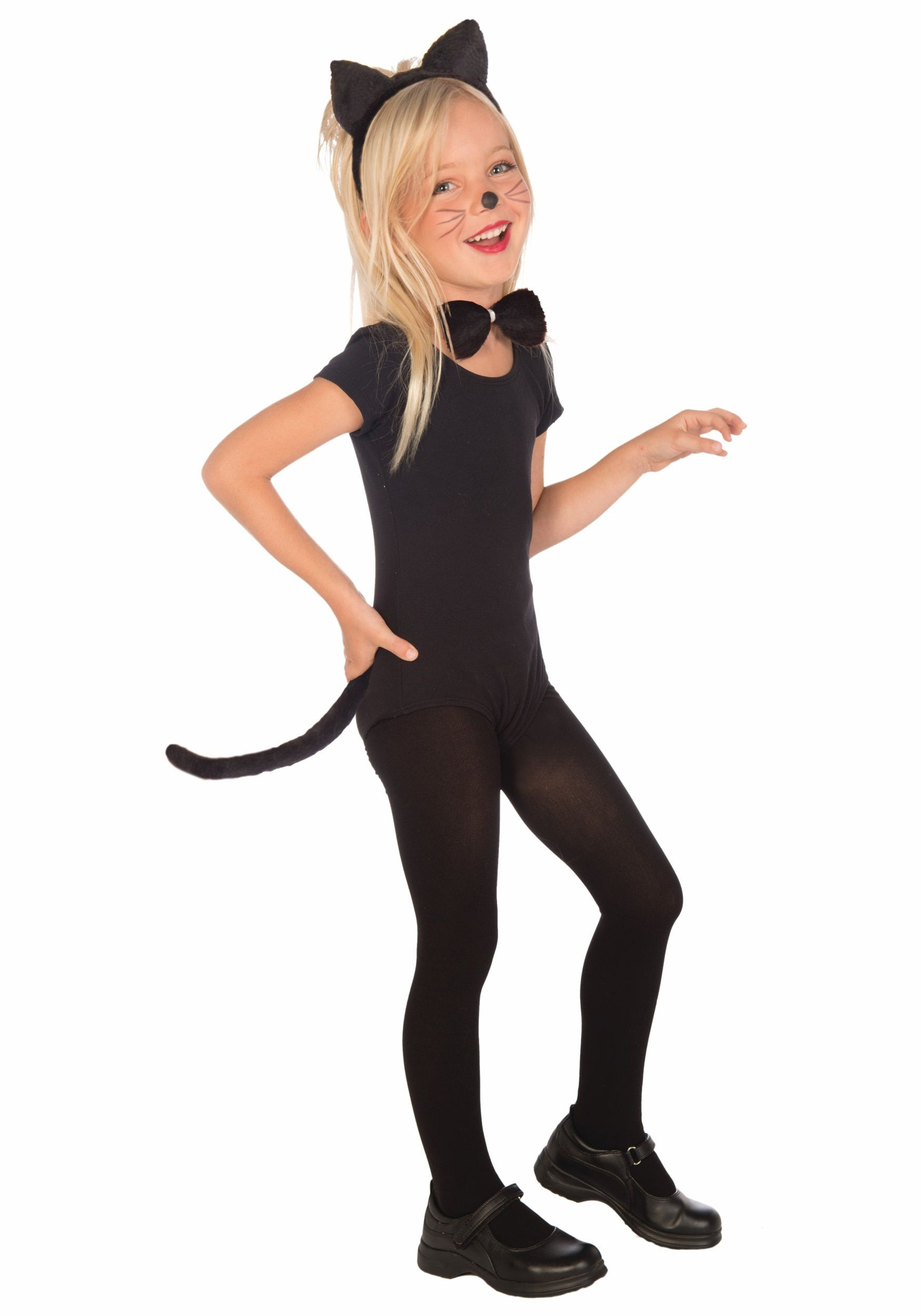 DIY Cat Costume For Kids
 Child Black Cat Kit Halloween Pinterest