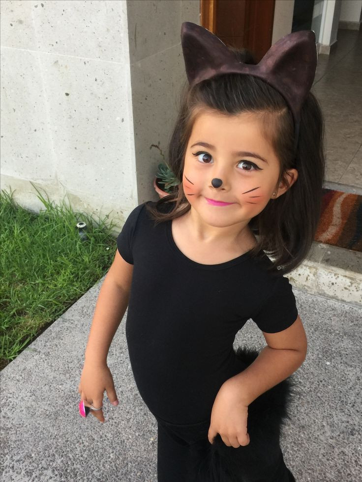 DIY Cat Costume For Kids
 Diy costume catgirl little girl toddler cat makeup 2019