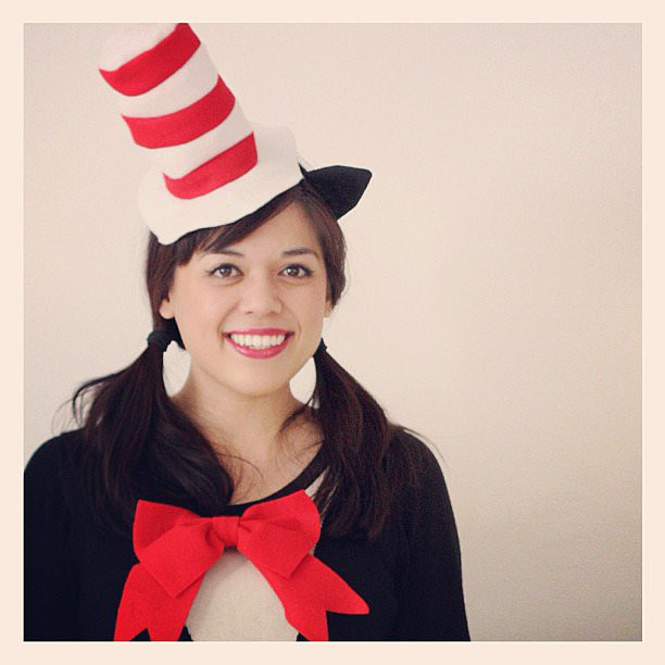 DIY Cat In The Hat Costume
 Mint of My Life 15 Modest DIY Costumes