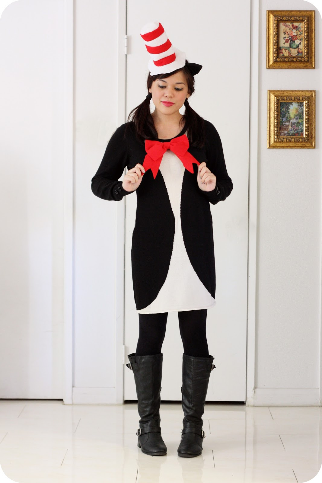 DIY Cat In The Hat Costume
 The Cat in the Hat Sweets and Hearts