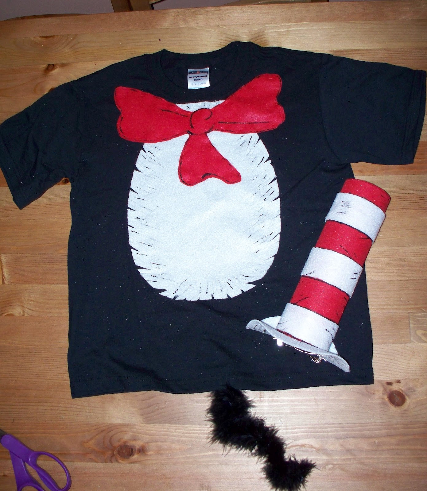 DIY Cat In The Hat Costume
 Molly s Lunch Box Happy Birthday Dr Seuss