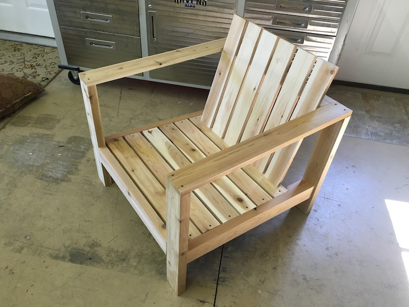 DIY Chair Plans
 Outdoor Arm Chair Rogue Engineer