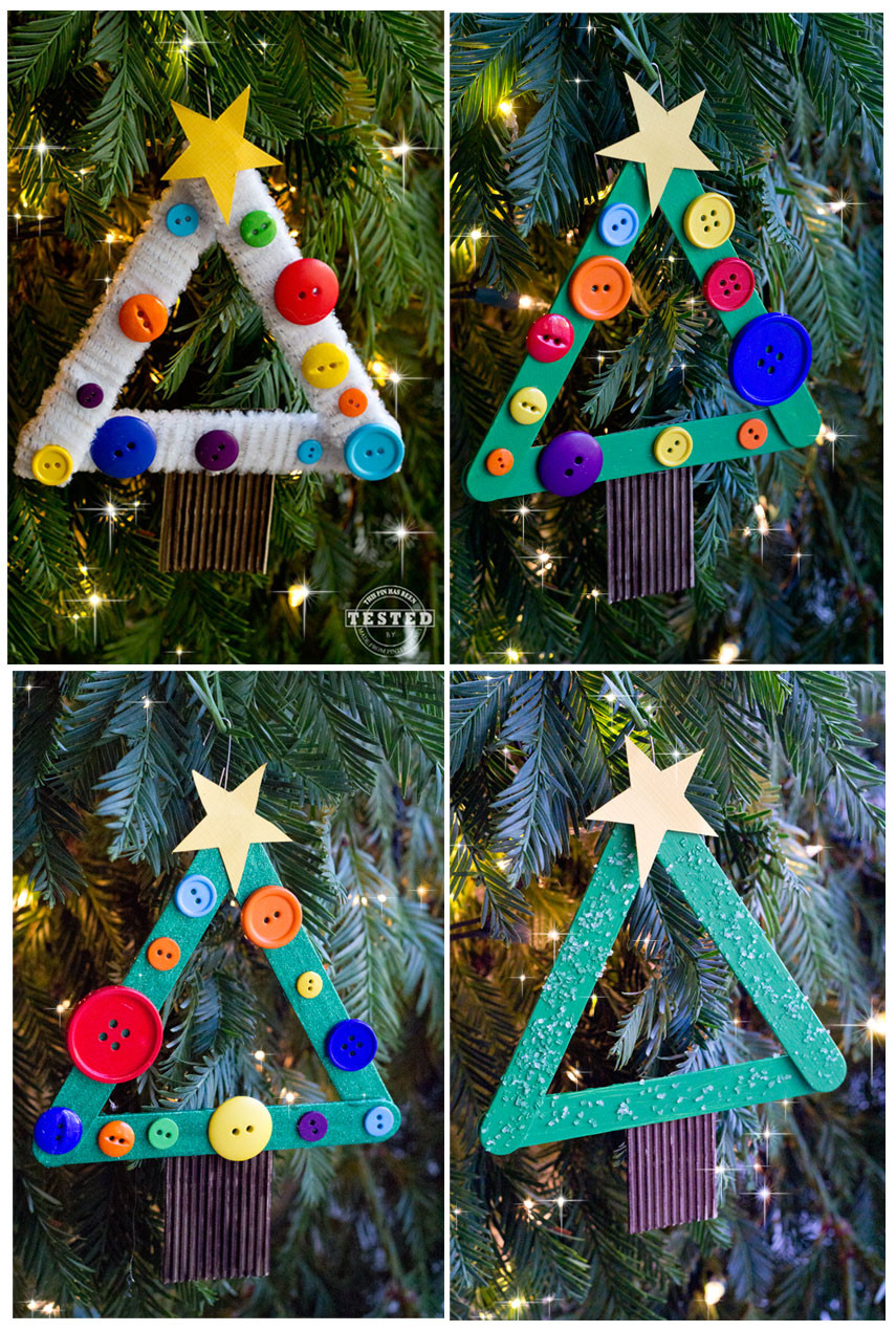 DIY Christmas Craft For Kids
 DIY Kids Christmas Tree Ornament TGIF This Grandma is Fun