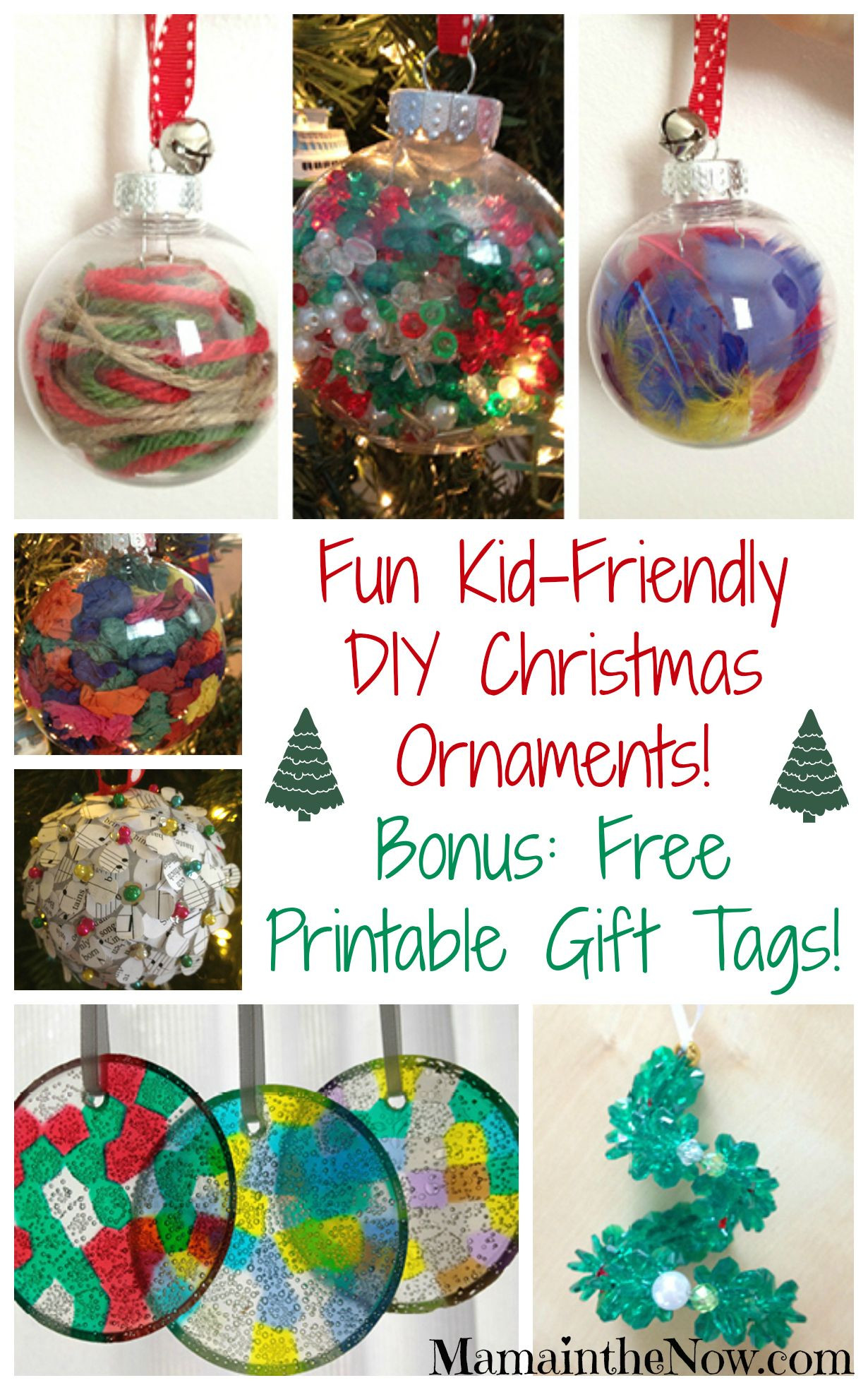 DIY Christmas Crafts For Toddlers
 Easy Kid Friendly DIY Christmas Ornaments