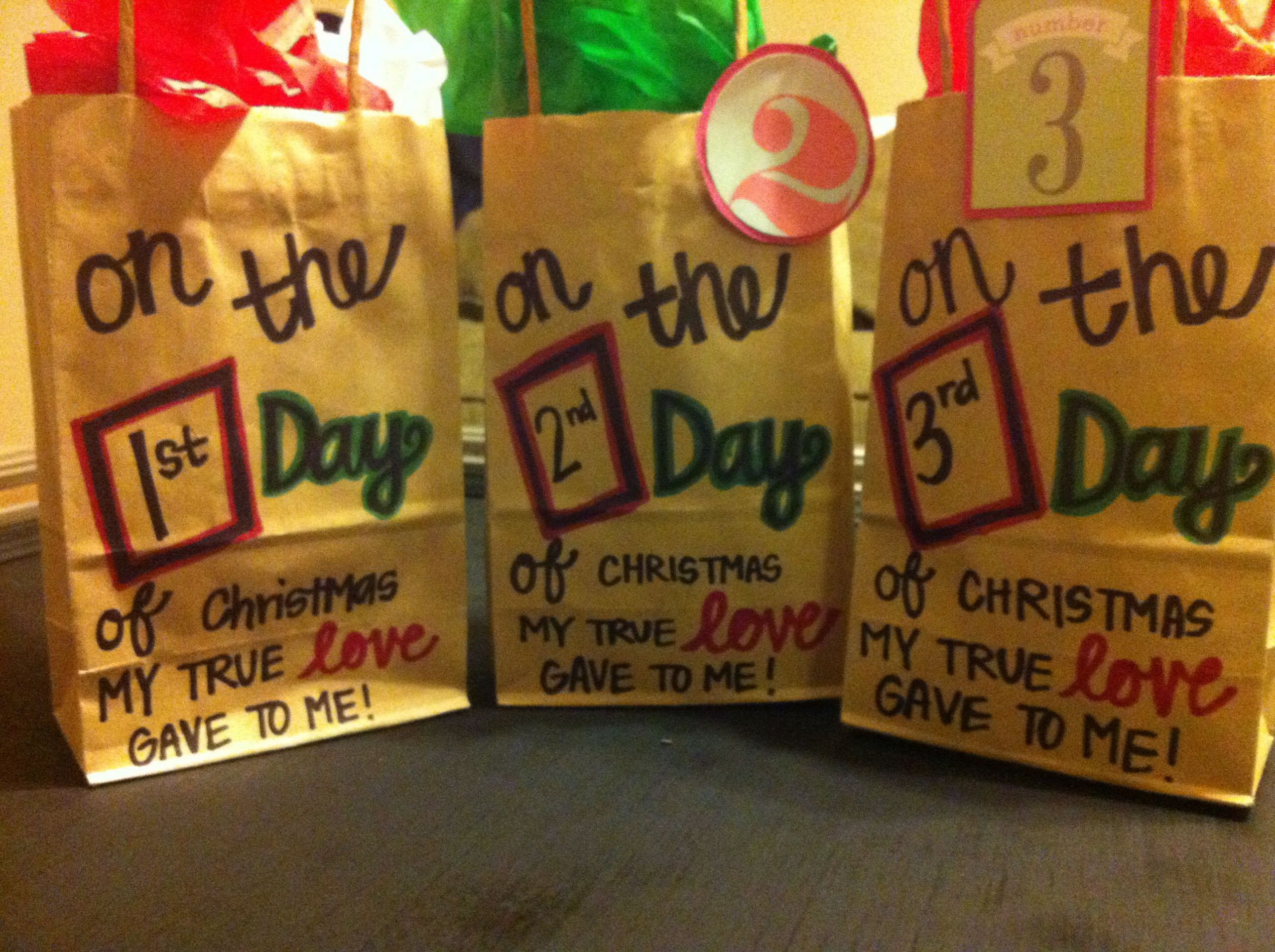 DIY Christmas Gift For Husband
 12 days of Christmas for my husband to be
