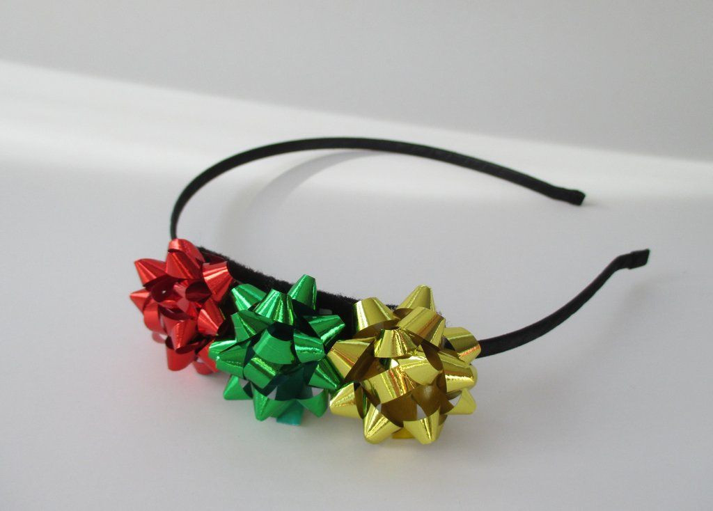 DIY Christmas Headband
 Headband Christmas 3 Bows