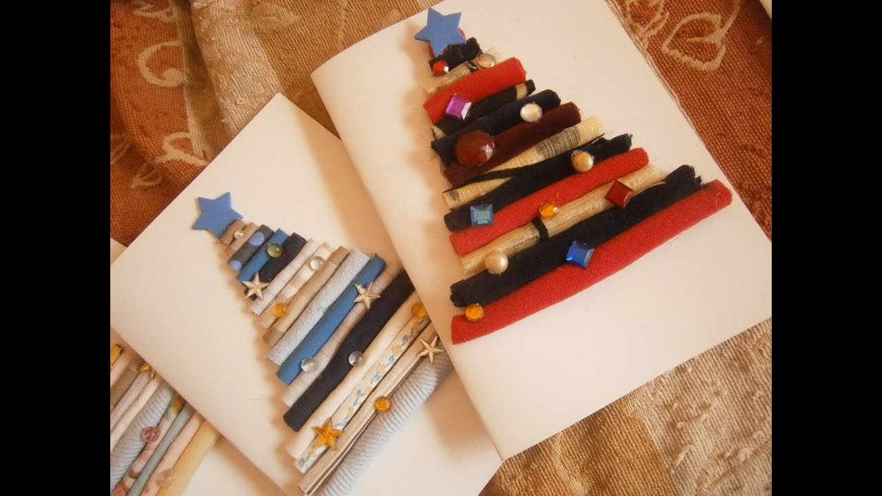 DIY Christmas Photos
 How to make rolled fabric Christmas card Christmas diy