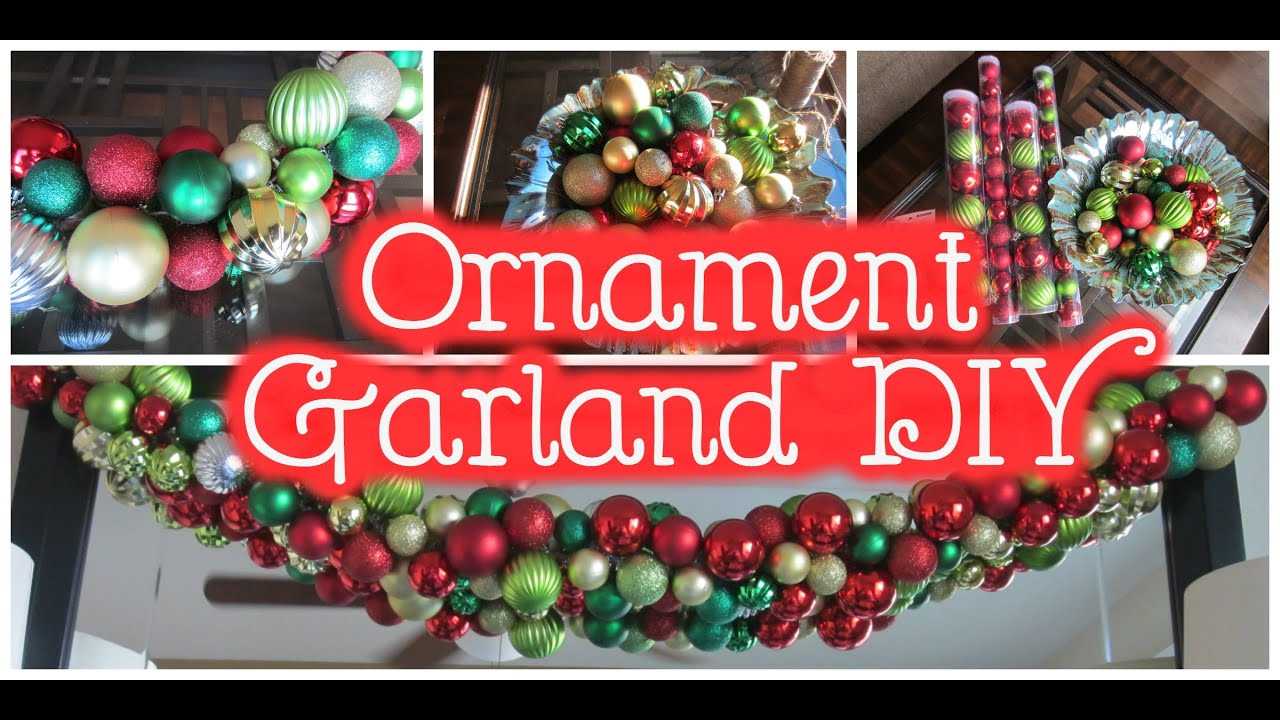 DIY Christmas Photos
 Minute DIY Christmas Ornament Garland