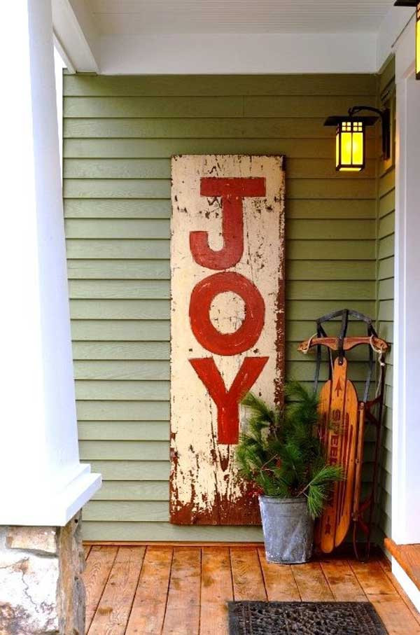 DIY Christmas Porch Decorations
 40 Cool DIY Decorating Ideas For Christmas Front Porch