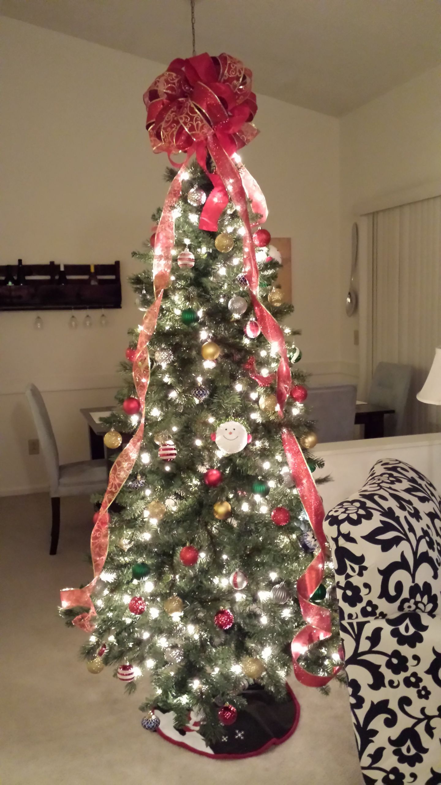 DIY Christmas Tree Bow
 Christmas Bow Topper
