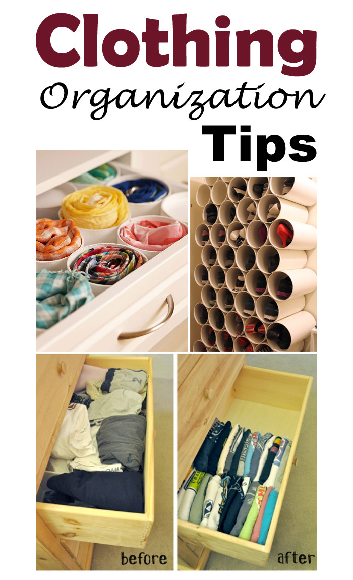 DIY Clothing Organization
 GET ORGANIZED 13 Awesome Ideas to Organize Your Clothes