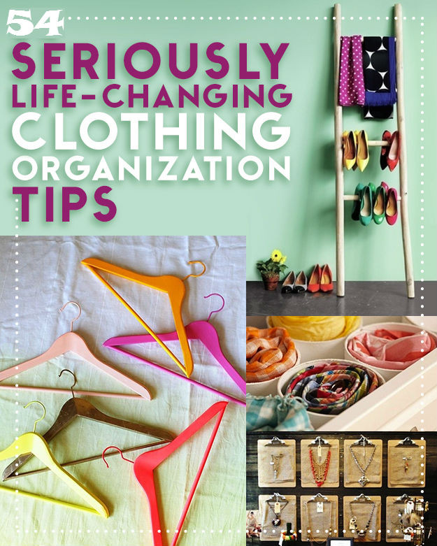 DIY Clothing Organization
 54 DIY Clothing Organization Tips