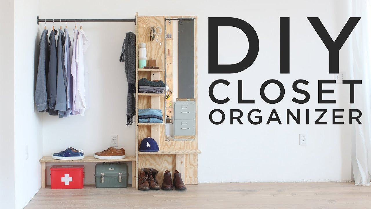 DIY Clothing Organization
 DIY Closet Organizer