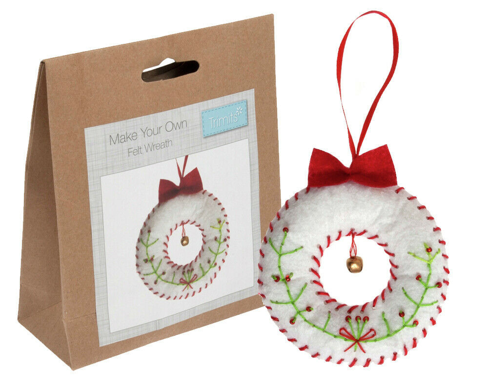 DIY Craft Kits For Adults
 Felt Wreath Bauble Sewing Craft Kit for Adults DIY
