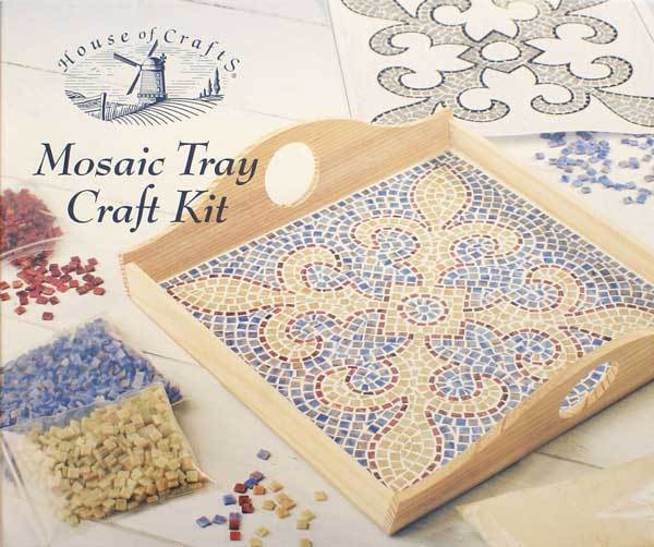 DIY Craft Kits For Adults
 Mosaic Kit Make A Mosaic Decorated Wooden Tray FREE UK