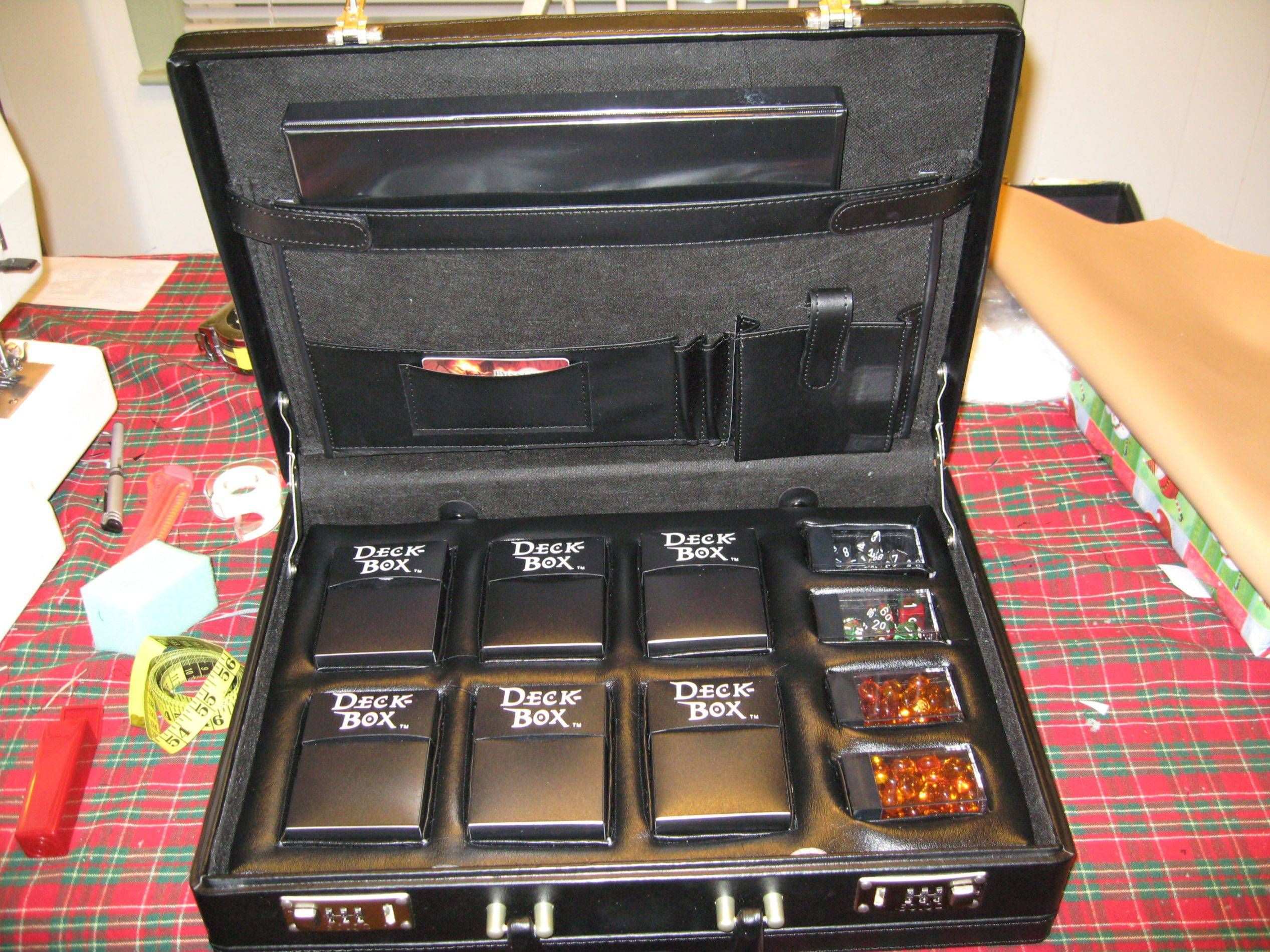 DIY Deck Box Mtg
 Magic Briefcase