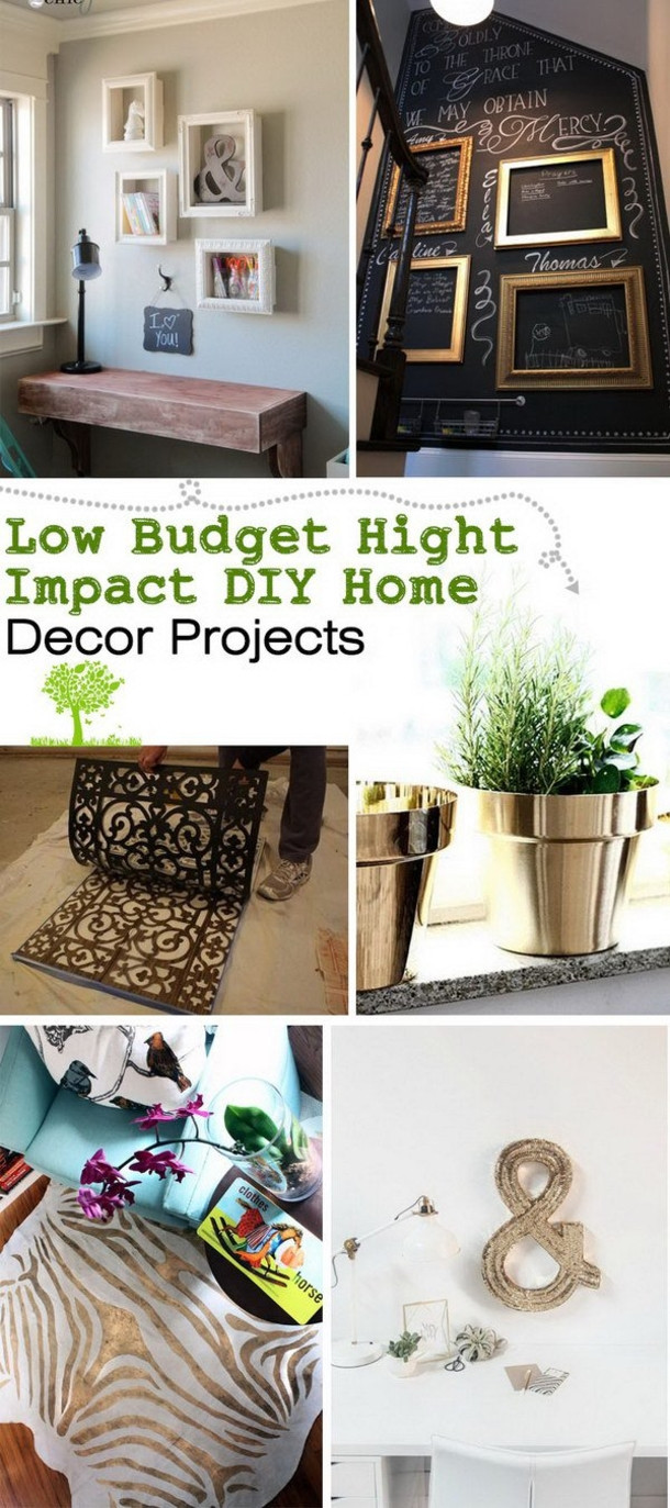 DIY Decorating Blogs
 20 Cheap But Amazing DIY Home Decor Projects
