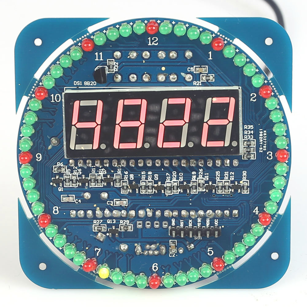 DIY Digital Clock Kit
 pact 4 digit Timer DIY Kit DIY Digital Rotation LED