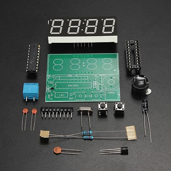 DIY Digital Clock Kit
 Electronic Clock DIY Kit from mmm999 on Tin