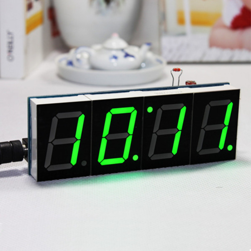 DIY Digital Clock Kit
 Buy DIY 4 Digit LED Electronic Clock Kit Temperature Light