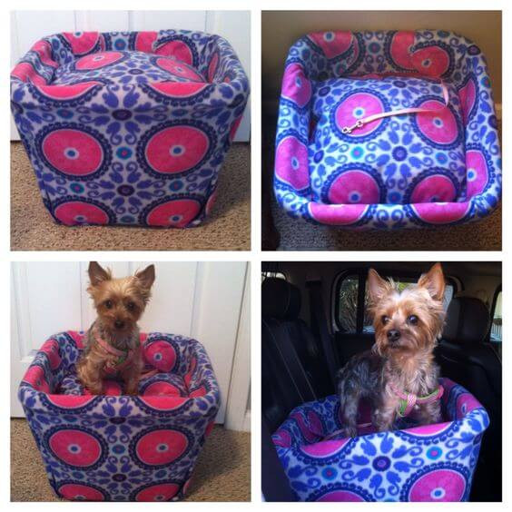 DIY Dog Car Booster Seat
 DIY Dog Car Seats Safe Dogs At A Fraction of The Cost