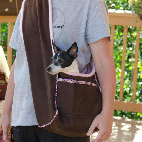 DIY Dog Carrier
 PupPanache s Fleece lined Dog Carrier PDF Sewing Pattern