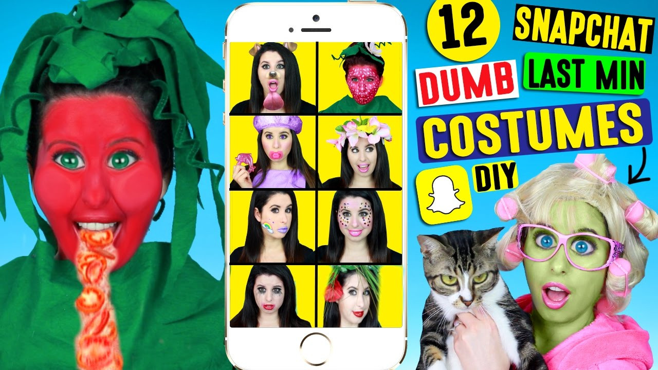 DIY Dog Filter Costume
 12 DUMB DIY Snapchat Filter Costumes