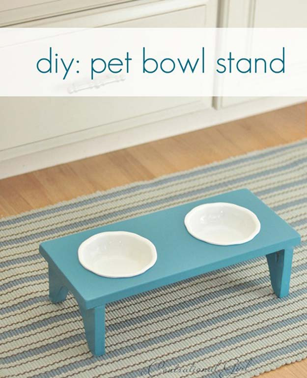 DIY Dog Food Stand
 41 Crafty DIY Projects for Your Pet