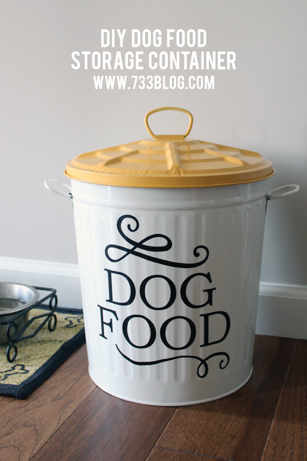 DIY Dog Food Storage
 DIY Dog Food Storage Container Inspiration Made Simple