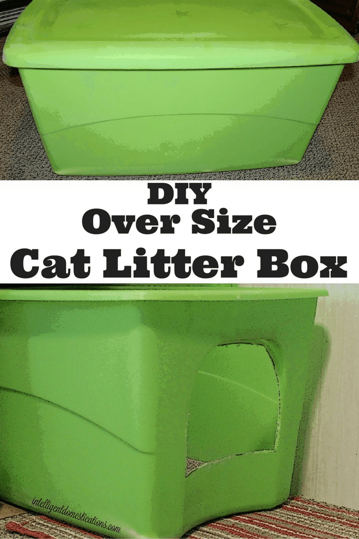DIY Dog Litter Box
 DIY Oversize Cat Litter Box