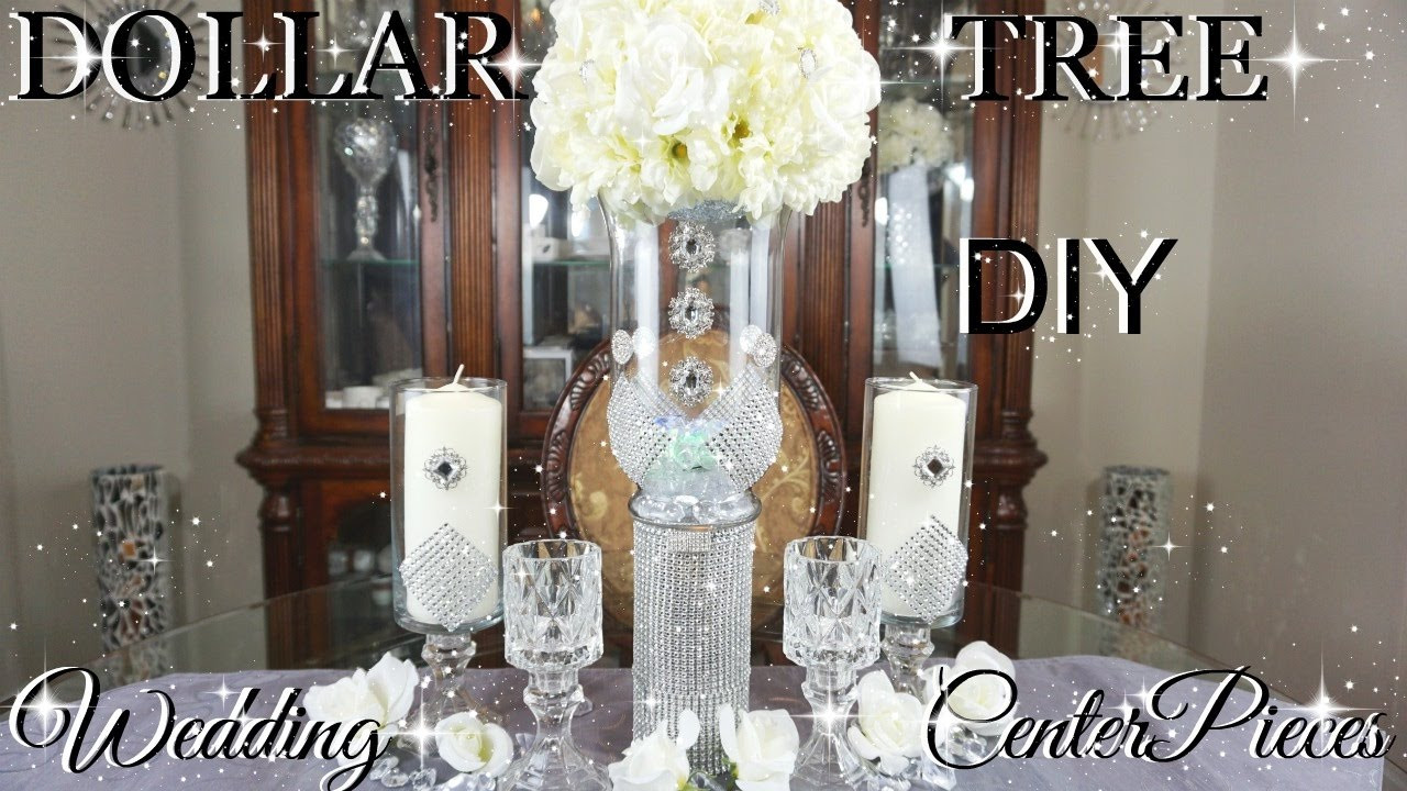 DIY Dollar Store Wedding Centerpieces
 DIY DOLLAR TREE GLAMOROUS WEDDING CENTERPIECES WITH