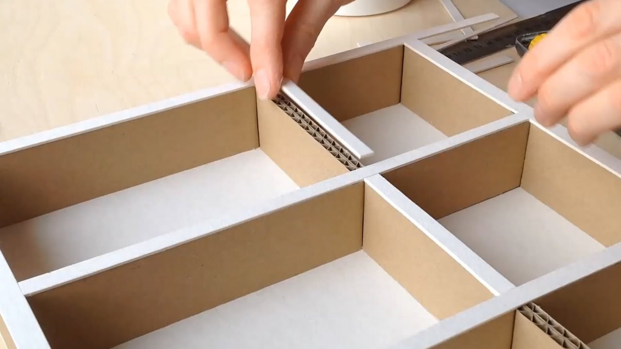 DIY Dresser Drawer Organizer
 DIY How to make a cardboard drawer organizer HD