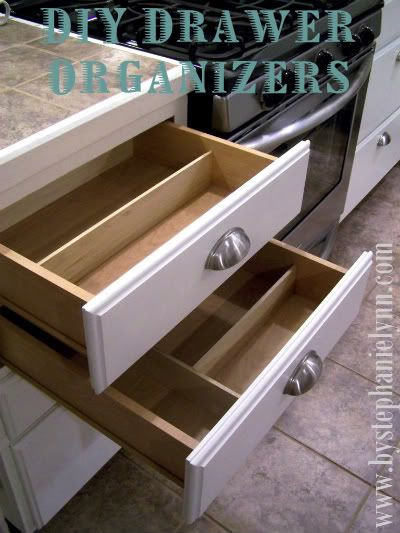 DIY Dresser Drawer Organizer
 Do it Yourself Drawer Organizers DIY Kitchen Organization