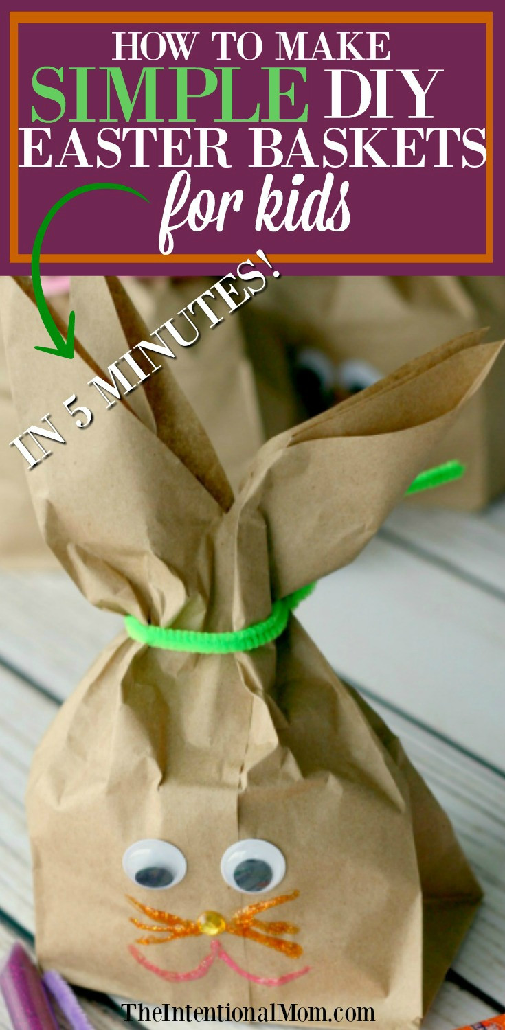 DIY Easter Baskets For Kids
 How to Make Simple DIY Easter Baskets For Kids In 5 Minutes