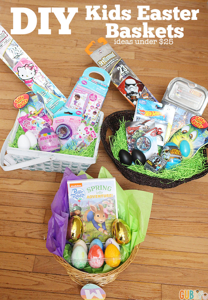 DIY Easter Baskets For Kids
 DIY Kids Easter Baskets under $25 GUBlife