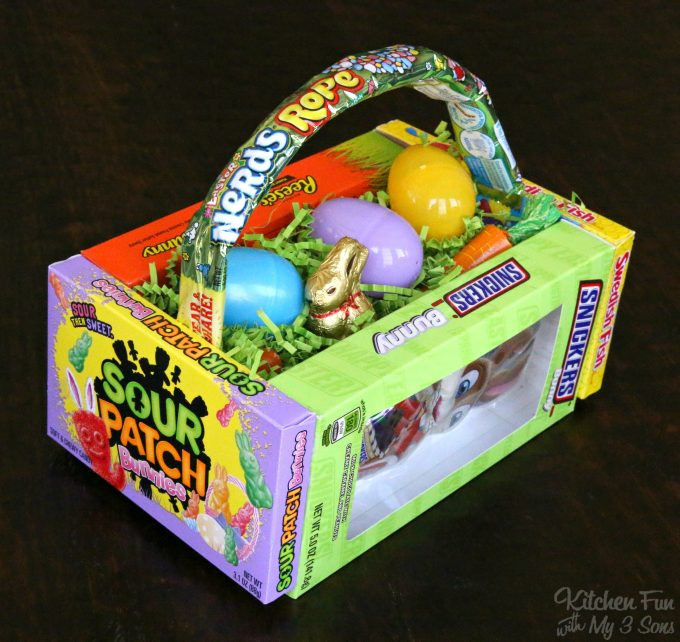 DIY Easter Baskets For Kids
 DIY Candy Easter Basket Kitchen Fun With My 3 Sons