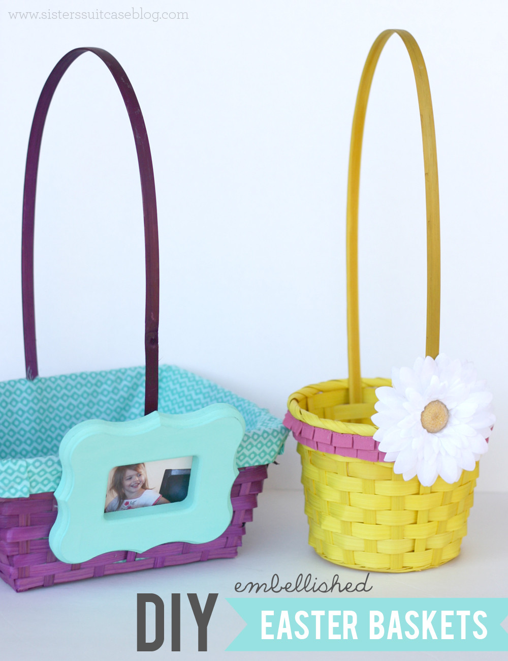 DIY Easter Baskets For Kids
 DIY Embellished Easter Baskets My Sister s Suitcase