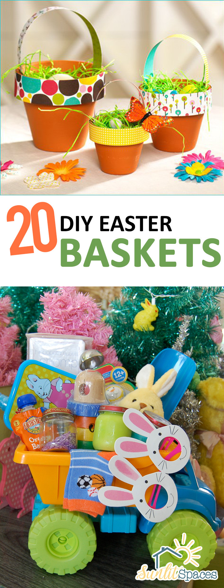 DIY Easter Baskets For Kids
 20 DIY Easter Baskets – Sunlit Spaces