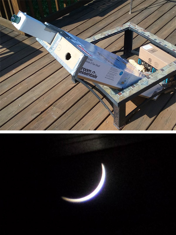 DIY Eclipse Box
 DIY Solar Eclipse Box Viewer Projector