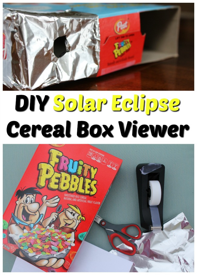 DIY Eclipse Box
 DIY Solar Eclipse Glasses Easy To Make & NASA Approved