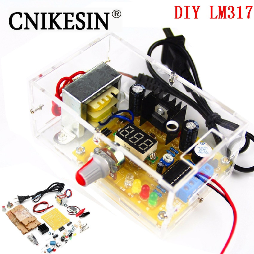 DIY Electronic Kits
 CNIKESIN DIY Kit LM317 Adjustable Regulated Voltage 220V