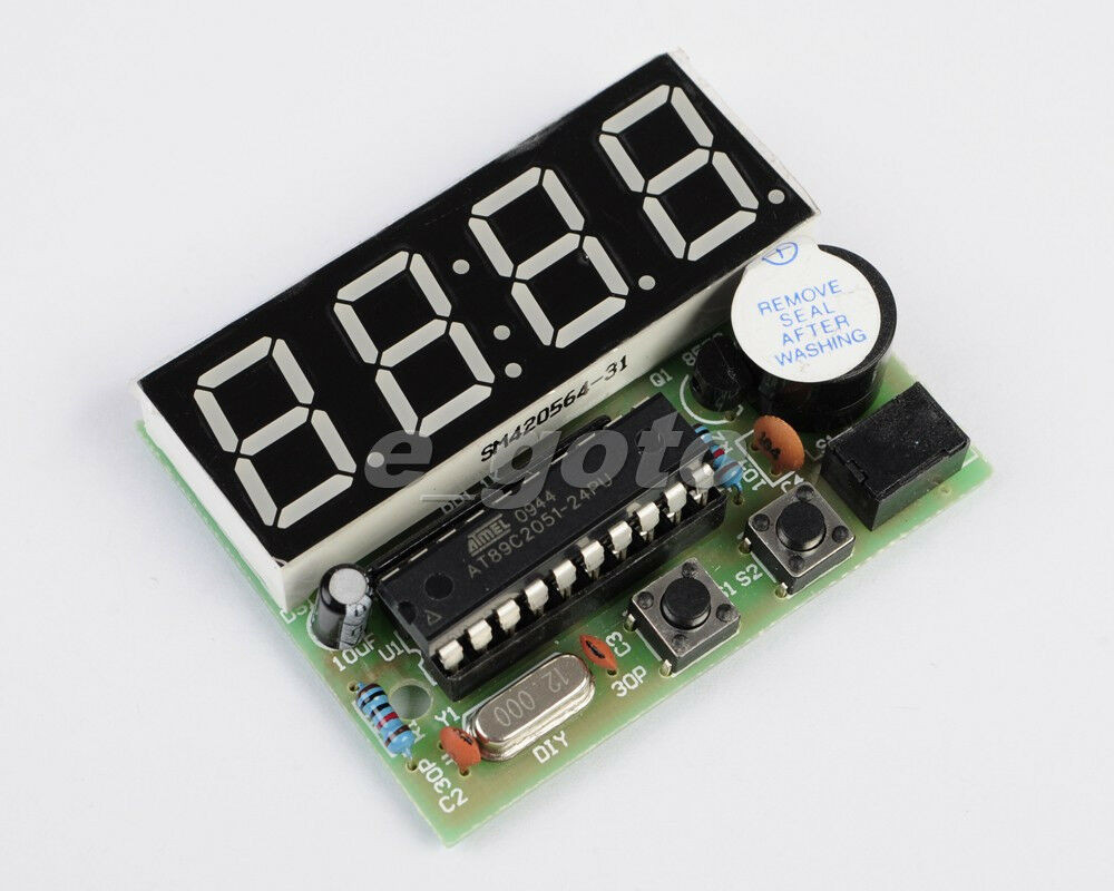 DIY Electronic Kits
 C51 Electronic Clock 4 Bits Clock kit Electronic