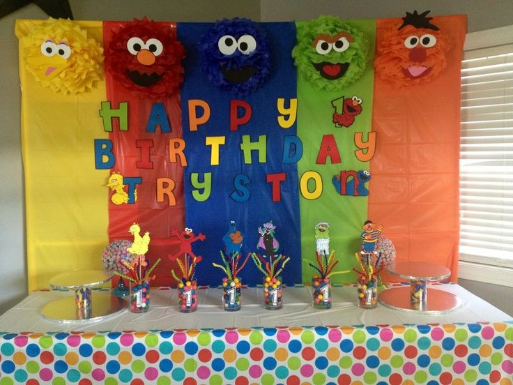 DIY Elmo Decorations
 diy sesame street birthday party ideas Google Search